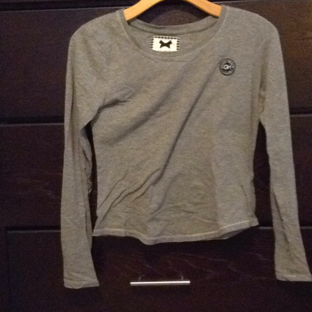 Gilly Hicks Gray Long Sleeve Tee Size Small